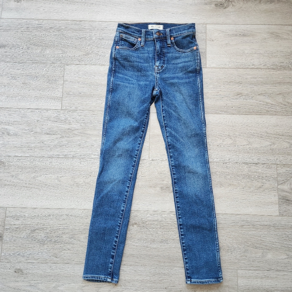 Madewell 10" High Rise Skinny Jeans Women's 23 Tencel Denim Edition Wendover